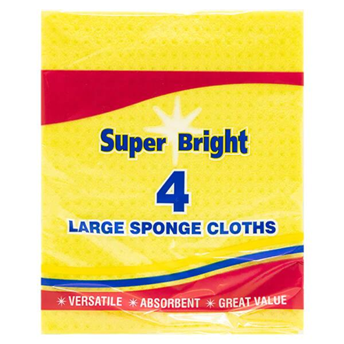 super bright large sponge cloths 4 Pack | Affordable & Durable - Product Image super bright large sponge cloths 4 Pack | Affordable & Durable - Product Image